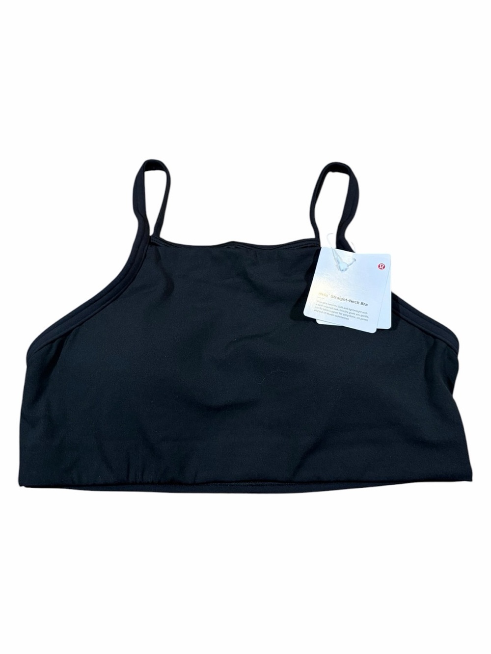 NWT Lululemon Nulu Straight-Neck Bra *Light Support (Black) Size M